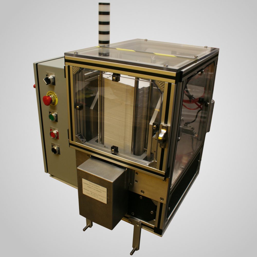 custom built automated card package folding machine