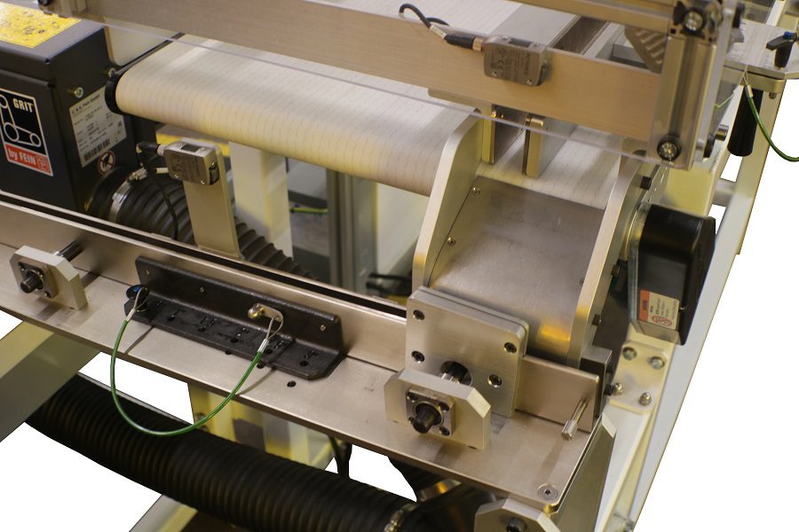 Centerless Grinder Track Closeup