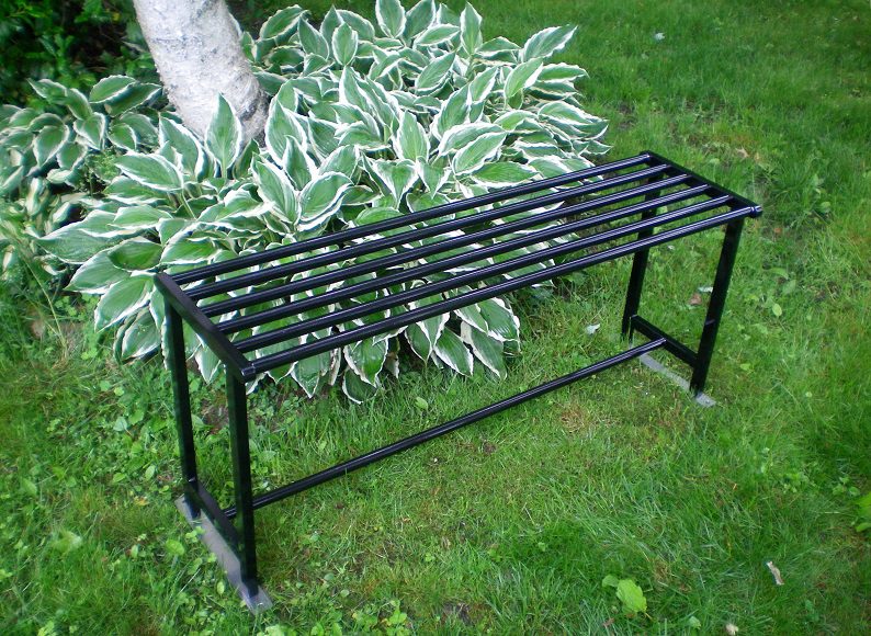 Backless Bench Black