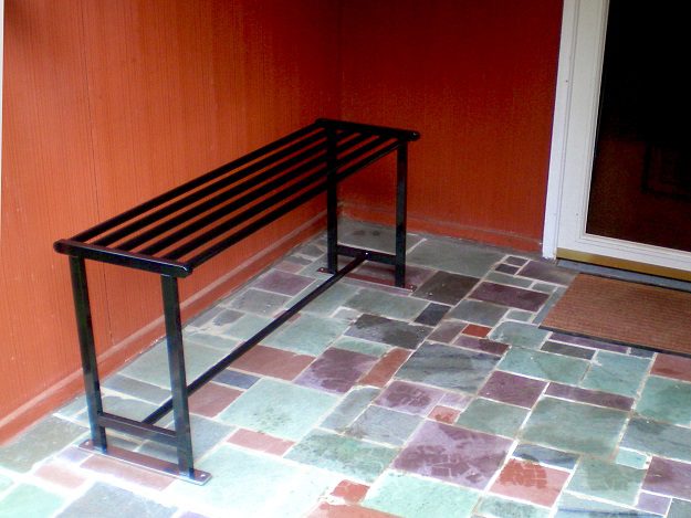 Backless Bench Black