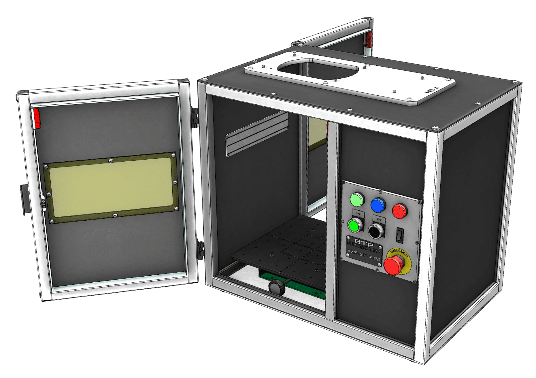 Benchtop Double Door Laser Enclosure