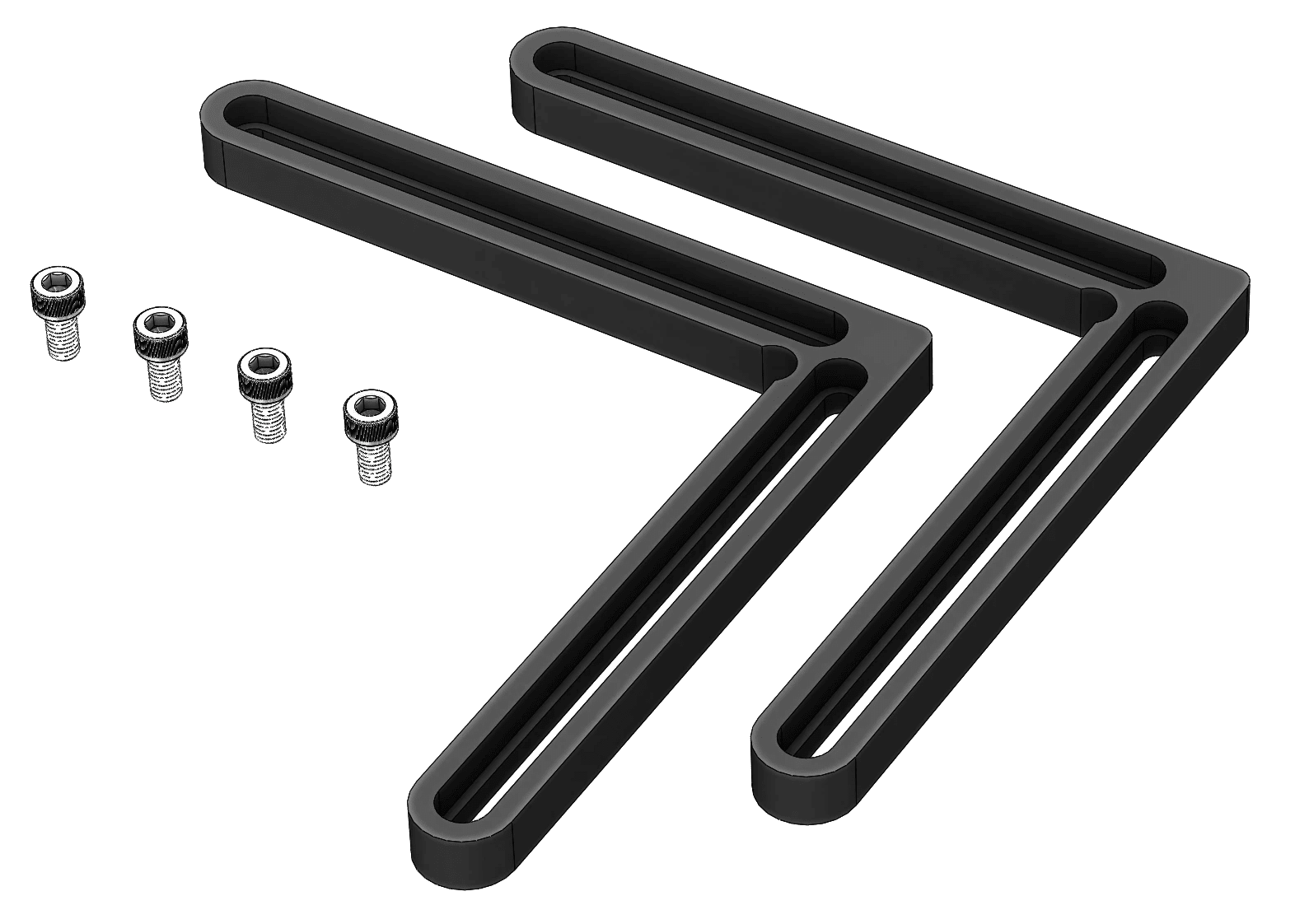 Angle Bar Fixture Kit for Laser Enclosure Fixture Plate