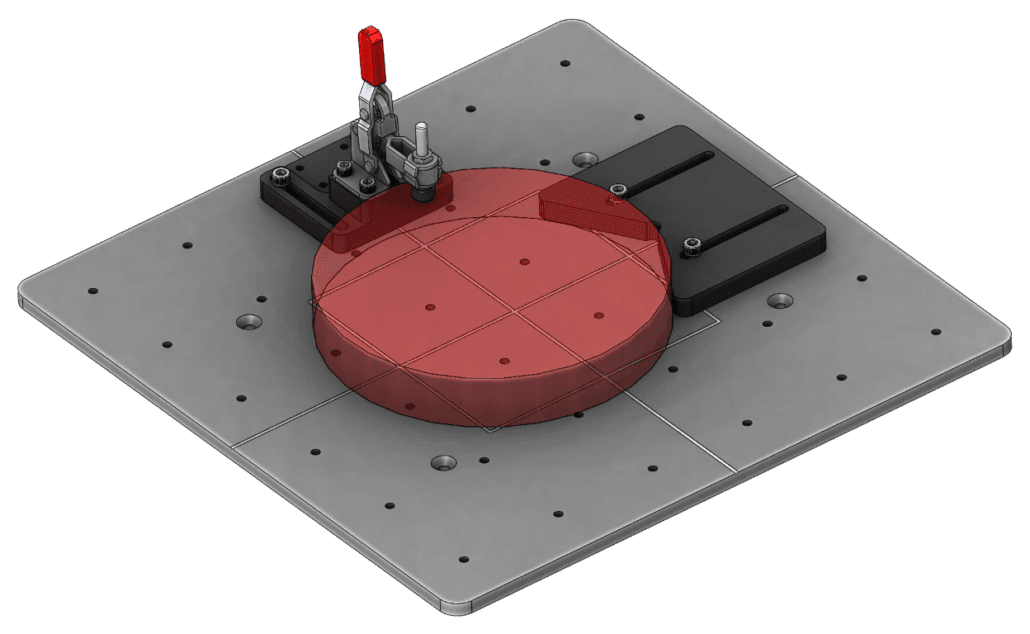 Modular Part Holding Kit for Laser Marking Enclosure Configuration Example