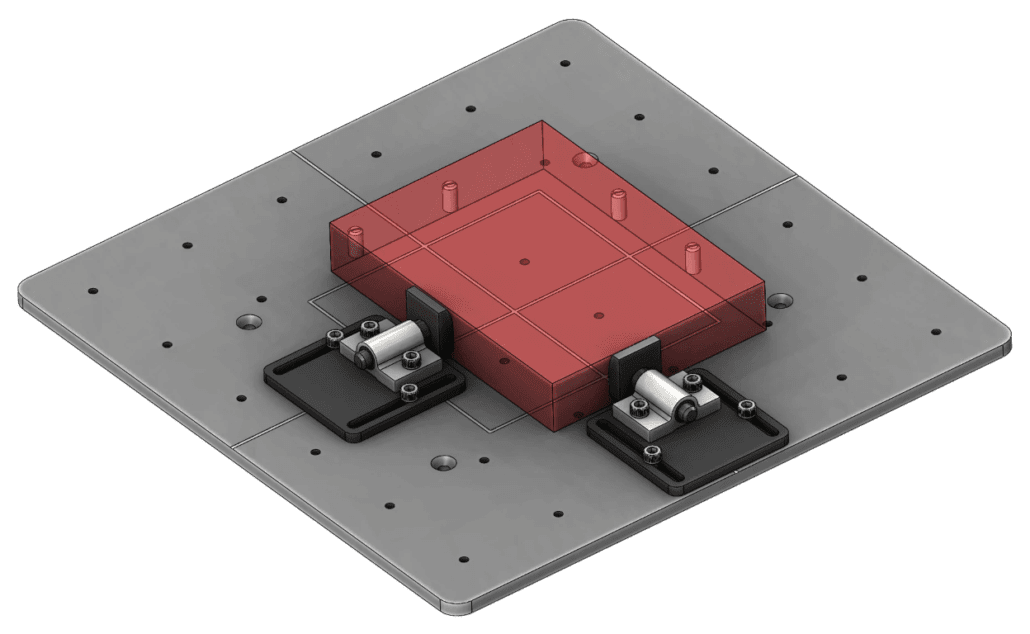 Modular Part Holding Kit for Laser Marking Enclosure Configuration Example