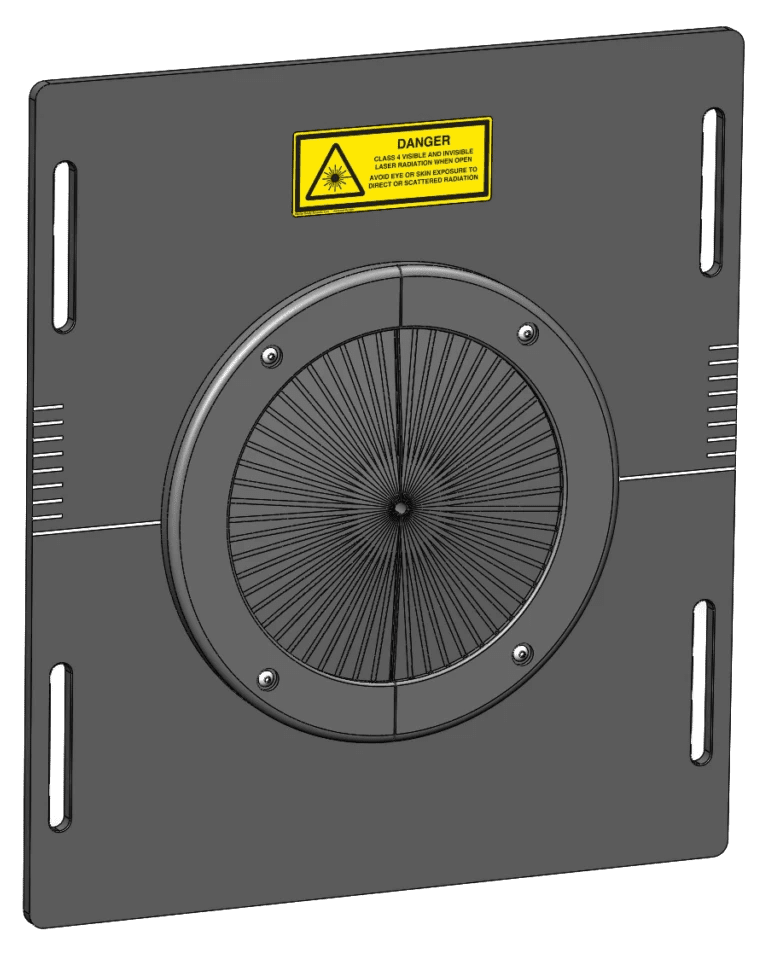 Passthrough Laser Marking Enclosure Round Brush Seal Large