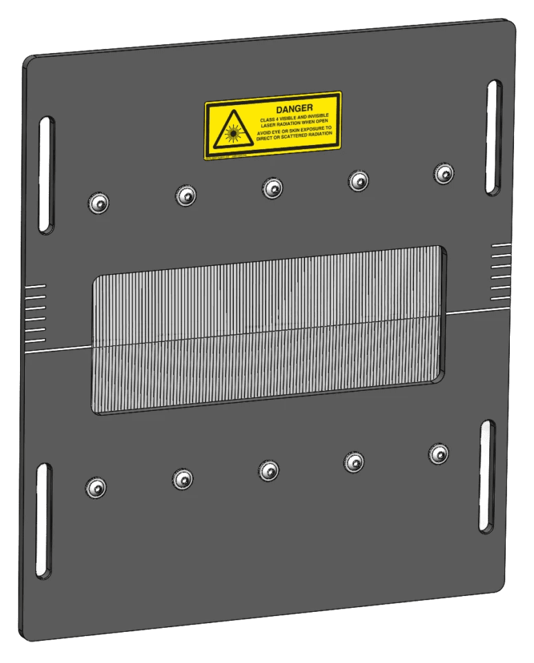 Passthrough Laser Marking Enclosure Rectangular Brush Seal