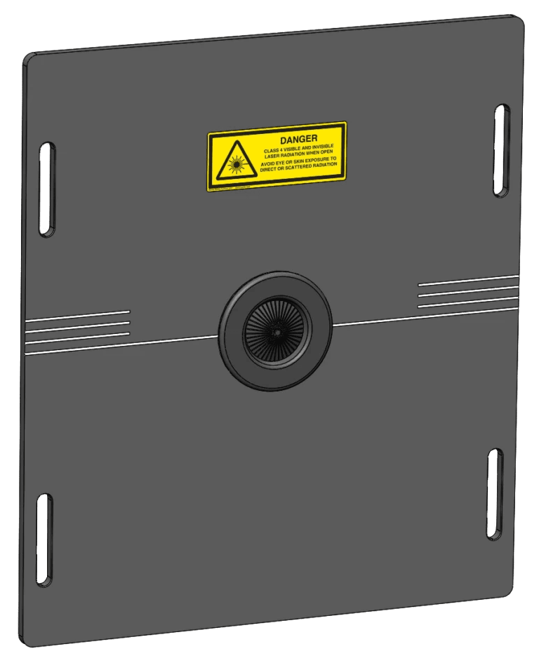 Passthrough Laser Marking Enclosure Round Brush Seal Small