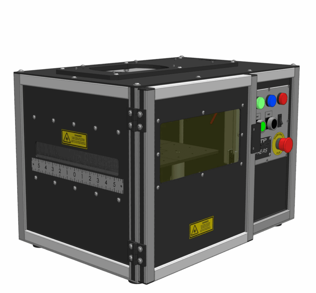 Side Load Laser Marking Enclosure Standard Size Left Hand