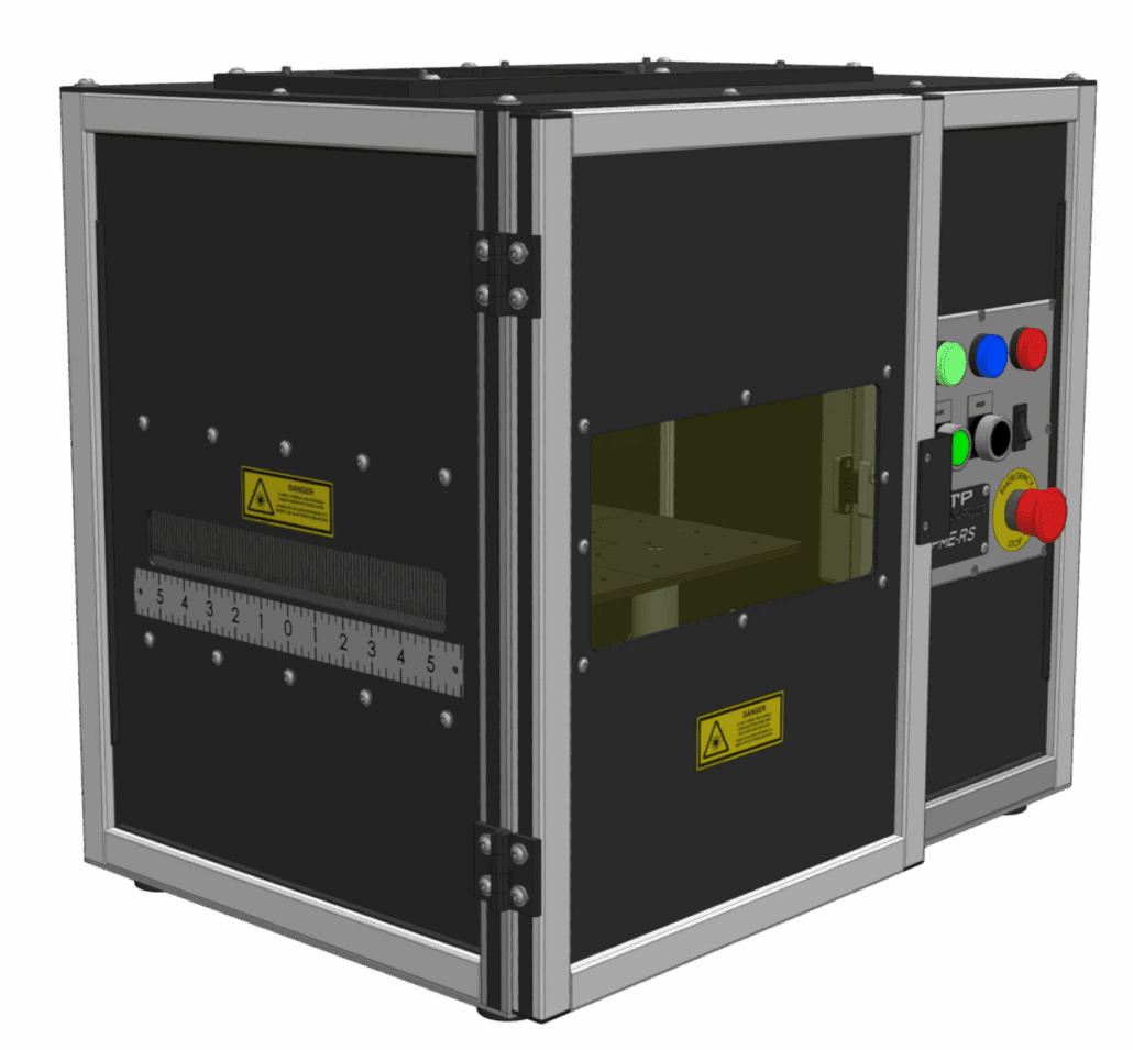 Side Load Laser Marking Enclosure Tall Size Left Hand