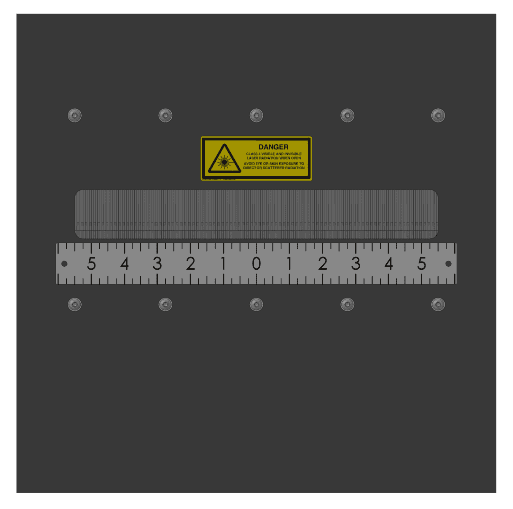Side Load Panel for Laser Marking Enclosure Brush Seal Rectangular