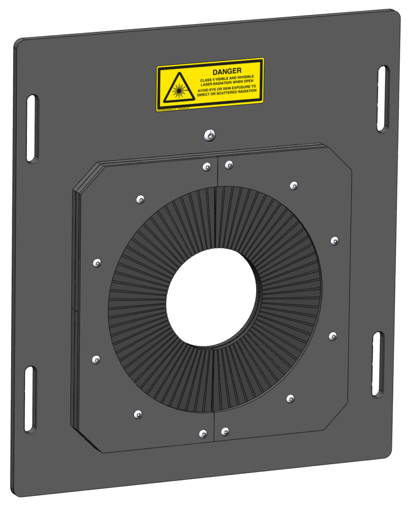 KME-CP Pass-Through Plate for 4" to 5.5" diameter circular parts